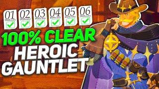 Heroic Gauntlet F2P 100% Clear Guide!!!【AFK Journey】