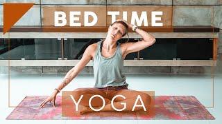 Easy Bed Time Yoga for Deep Sleep & Less Anxiety | Breathe and Flow Yoga