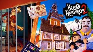 ТЮРЬМА НА ЧЕРДАКЕ Злой ОХОТНИК и ЗАГАДОЧНАЯ ФОТОГРАФИЯ! Прохождение Hello Neighbor 2 от Cool GAMES