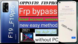 Oppo F19(2219)  Frp bypass Google account bypass without PC 2021Android 11