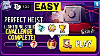 Lighting Strike Rainbow Perfect Heist Solo Challenge Today | Match Masters Perfect Heist