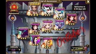 TOA Hell October 2024 Stage 1-10 (30 Stars) - Summoners War