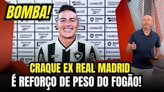 TORCIDA VAI AO DELÍRIO! BOTAFOGO ANUNCIA CRAQUE COLOMBIANO DE COPA DO MUNDO! NOTICIAS BOTAFOGO HOJE!