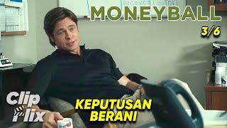 Moneyball (3/6) | Keputusan Berani | Brad Pitt | Cuplikan Film Drama | ClipFlix