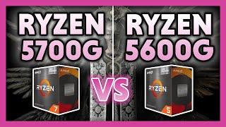 AMD Ryzen 7 5700G vs 5600G Benchmark