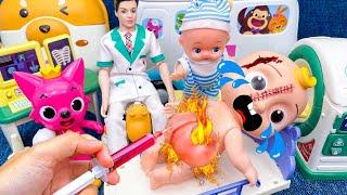 60 Minutes Satisfying Unboxing Pinkfong Doctor Playset, COCOMELON Ambulance Toys | Mini Toys Review