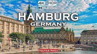 HamburgGermany | Amazing City Walking Tour in 4K 60fps HDR | 2024