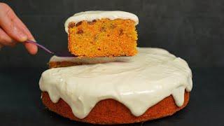 GORGEOUS cake made from the simplest products! Carrot cake with sour cream