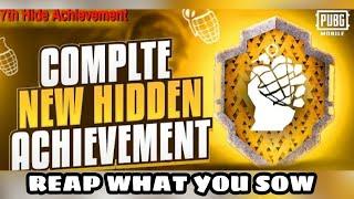 Easiest Way To Complete 7th Hidden Achievement || Pubg Mobile