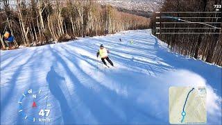 Ski runs in Ustroń Czantoria POLAND, Red downhill track No. 1 - a difficult track