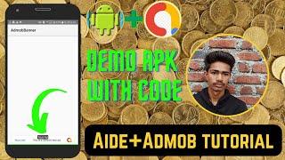 How to Integrate Admob Banner Ads Using Aide or  Aide-IDE Application | With Code or Demo app