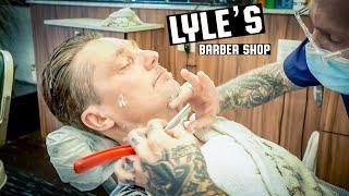  Traditional Hot Towel Shave At Lyle's Barber Shop | Portland, Oregon