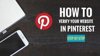 How to Verify Your Website in Pinterest