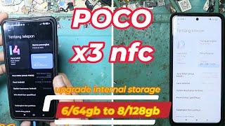 upgrade memory internal poco x3 nfc 64gb to 128gb