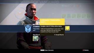 Destiny - Exotic Shotgun Bounty - A Dubious Task (Invective - Part 1)