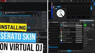 I install SERATO SKIN on Virtual DJ  | virtual DJ 2021 tutorials