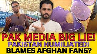 Pakistani Media’s Fake Blame Game After Champions Trophy 2025 Disaster! unfairly blaming AFG fans?