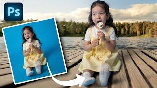 How to Remove/Change Background and Keep the Original Shadow - Photoshop Tutorial