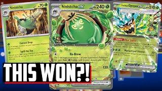 This Sinistcha ex deck JUST WON A TOURNAMENT?! - (Pokemon TCG Deck List + Matches)