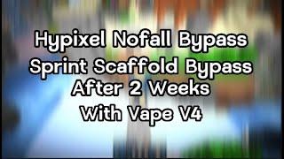Vape V4 Still Bypasses Hypixel (Nofall, Autoblock, Sprint Scaffold)