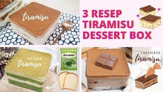 3 RESEP TIRAMISU DESSERT BOX - MODAL EKONOMIS RASA PREMIUM. IDE JUALAN 2021