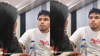 Live Thariq mengunjungi Rumah fuji Thariq mengutarakan perasaan saat putus dengan fuji sambil makan