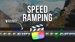 The RIGHT Way To Speed Ramp in Final Cut Pro