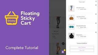 Floating Sticky Cart for WooCommerce - Complete Tutorial