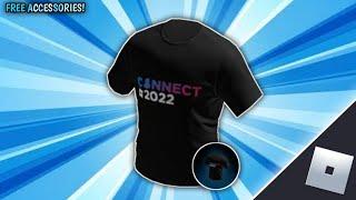 EVENT ACCESSORIES! FREE LAYERED T-SHIRT! (ROBLOX CONNECT SPACE 2022)