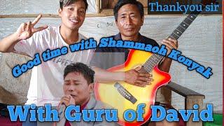 Finally with Shammaoh Konyak Guruji of David konyak legendary singer of Nagaland ️@alongdiary