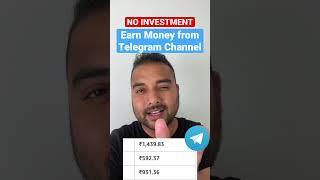 Rs 700 Daily (NO INVESTMENT) Earn Money Online from Telegram Channel -Telegram Se Paise Kaise Kamaye