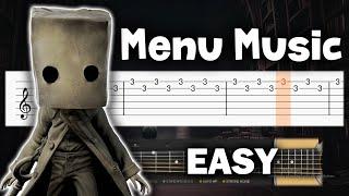 Little Nightmares 2 - Menu Theme Music - Guitar tutorial (TAB)