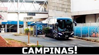 MUITOS ÔNIBUS DIFERENTES NA RODOVIÁRIA DE CAMPINAS | MOVIMENTO NO FINAL DO DIA RODOVIÁRIA