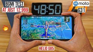 Moto G31 Pubg Test, Heating and Battery Test | Best Smartphone Under 15000? 