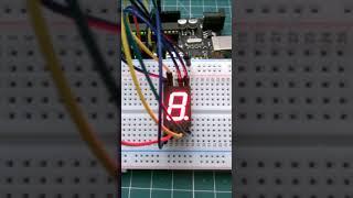 make a counter using 7-segments and arduino uno