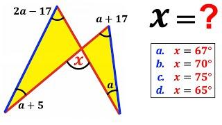 Can you find the value of angle X? | (Justify your answer) | #math | #maths | #geometry