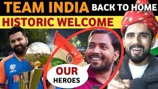 TEAM INDIA BACK TO HOME, VERY WARM WELCOME BY INDIANS. PM MODI ANNOUNC BIG SURPRISE FOR DREAM 11