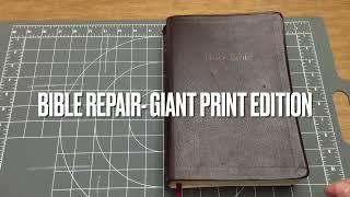 Bible Repair: Super Giant Print Edition KJV!