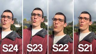 Galaxy S24 vs S23 vs S22 vs S21   Camera battle