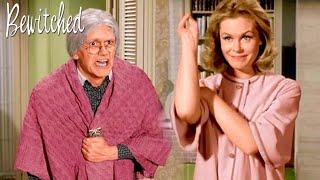 Samantha Turns Darrin Into An Old Lady | Bewitched
