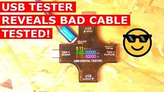 Tested: USB Tester (Reveals Lossy USB Cables)