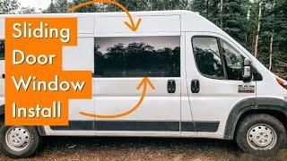 Slider Door Window Install | Van Windows Direct 2021 | Ram Promaster