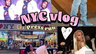 NEW YORK CITY VLOG | PRESS RUN