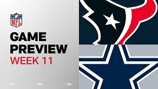 Houston Texans vs. Dallas Cowboys | 2024 Week 11 Game Preview