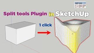 SketchUp Plugin | Mastering Split tools Plugin in SketchUp: A Comprehensive Plugin Tutorial