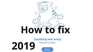 How to fix face app something went wrong please try again problem 2019