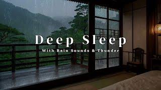 Fall Asleep in 5 Minutes With Sounds Of Rain And Thunder | ASMR, Meditation, Relax with Rain Sounds