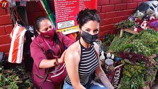 MARTHA  PANGOL & DANIELA, MARKET LIMPIA (Feria Libre Cuenca), SPIRITUAL CLEANSING, MASSAGE, ASMR