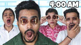 Last To Fall Asleep Challenge | Last One Awake Takes ₹50,000