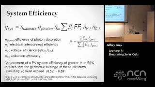 Solar Cells Lecture 3: Modeling and Simulation of Photovoltaic Devices and Systems